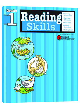 Harcourt Family Learing Reading Skills Grade 1 哈考特美国小学英语阅读技巧一年级 英文原版儿童教辅 进口书籍