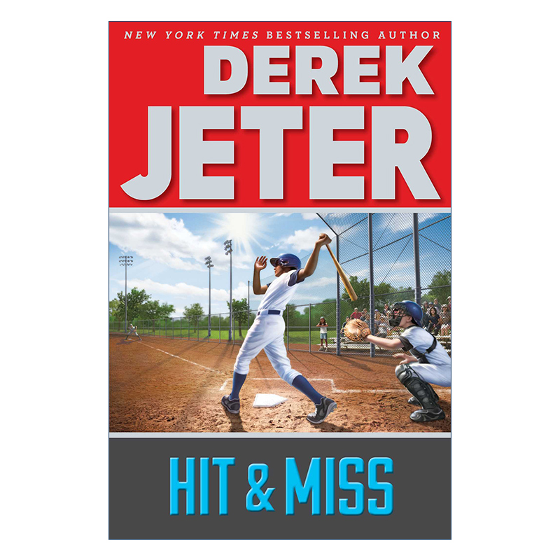 Hit& Miss打或不打青少年运动主题读物棒球扬基队长Derek Jeter