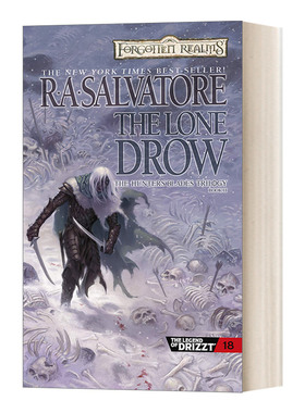 The Lone Drow Legend of Drizzt Hunter's Blade Trilogy, Book 2 龙与地下城 崔斯特传奇 猎人之刃三部曲2 卓尔孤影 英文原版