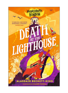 英文原版 Montgomery Bonbon Death at the Lighthouse 蒙哥马利·邦邦 灯塔之死 儿童侦探悬疑幽默章节桥梁书 进口英语原版书籍
