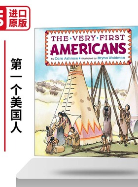 The Very First Americans Grosset & Dunlap All Aboard Book 第一个美国人 英文原版儿童读物 进口英语书籍