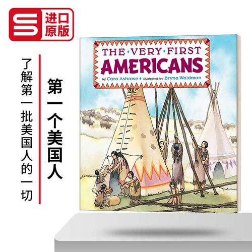 The Very First Americans Grosset & Dunlap All Aboard Book 第一个美国人 英文原版儿童读物 进口英语书籍