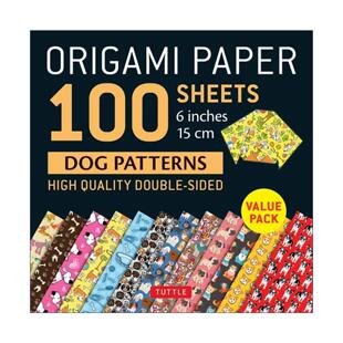 英文原版 Origami Paper 100 Sheets Dog Patterns 6
