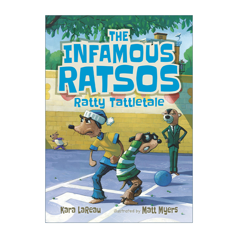 英文原版 The Infamous Ratsos Ratty Tattletale 声名狼藉的拉索系列5 告密者 儿童幽默故事 章节桥梁故事书 英文版 进口英语书