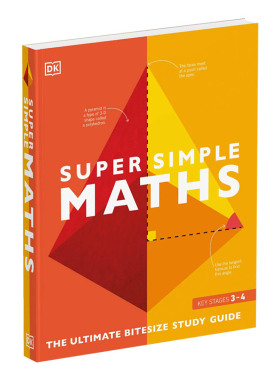 DK超级简单数学 科普读物 Super Simple Maths 英文原版儿童STEM创新思维培养读物 介绍数学概念 英文版进口英语书籍
