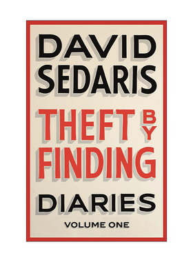 英文原版 Theft by Finding 盗窃 大卫·赛德瑞斯David Sedaris 幽默散文 英文版 进口英语原版书籍