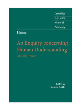 英文原版 Hume: An Enquiry Concerning Human Understanding 大卫·休谟 人类理解研究 剑桥哲学史文本系列 英文版 进口书籍