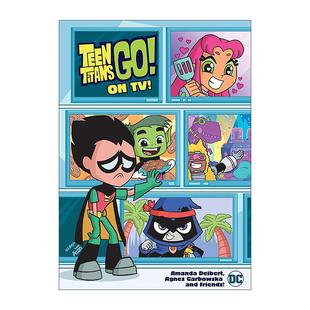 书籍 进口英语原版 DC儿童搞笑冒险漫画 Teen Titans Amanda 英文版 英文原版 少年泰坦加油 Deibert 上电视
