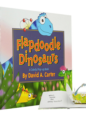 恐龙 立体书 Flapdoodle Dinosaurs 小学STEM科普读物 精装 英文原版儿童绘本 进口英语书籍