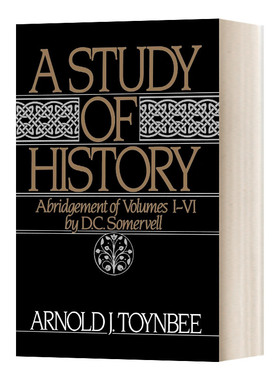 A Study of History Volume I Abridgement of Volumes I-VI 历史研究 第一卷 缩写卷1-6 英文原版历史读物 进口英语书籍