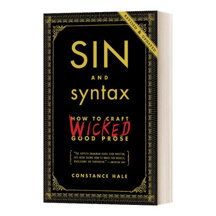 英文原版 Sin and Syntax How to Craft Wicked Good Prose 罪与句法 如何创作邪恶的好散文 英文版 进口英语原版书籍