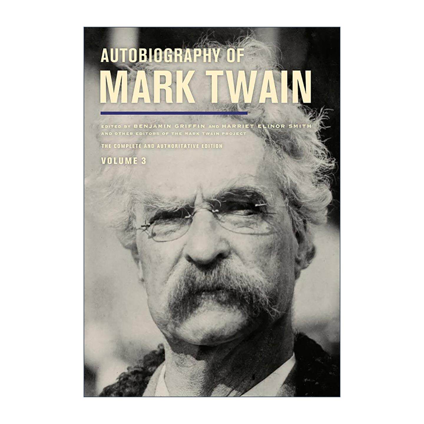 英文原版 Autobiography of Mark Twain Volume 3 马克·吐温自传 完整版 卷三 精装收藏版 加州大学 英文版 进口英语原版书籍