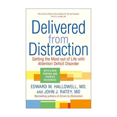 英文原版 Delivered from Distraction 分心不是我的错 注意力缺失症状及疗效 爱德华·哈洛韦尔 英文版 进口英语原版书籍