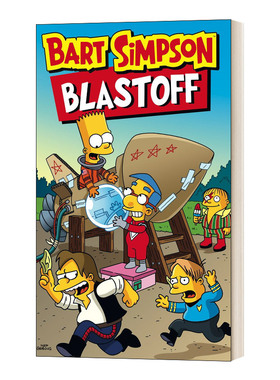 辛普森一家漫画 发射 Bart Simpson - Blast-Off 英文原版儿童漫画 进口英语书籍