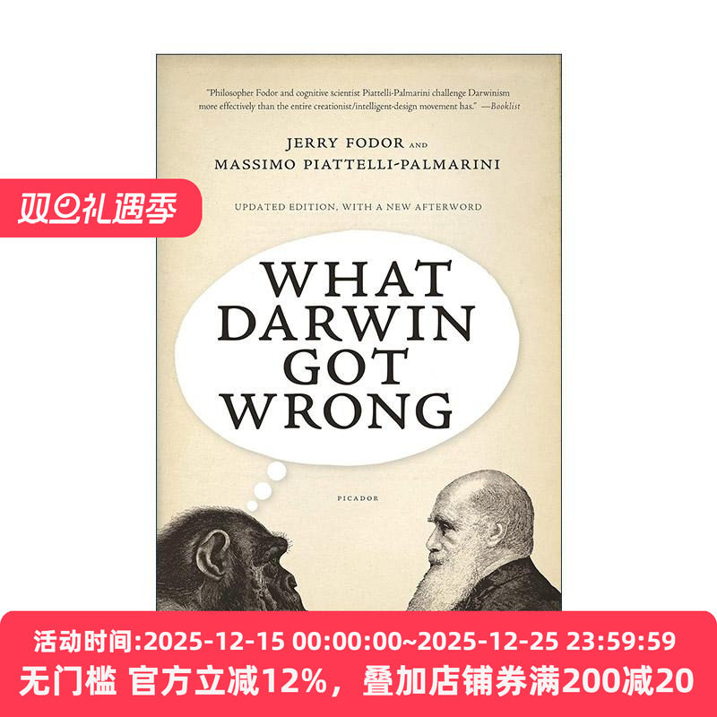 英文原版 What Darwin Got Wrong 达尔文的错误 英文版 进口英语原版书籍