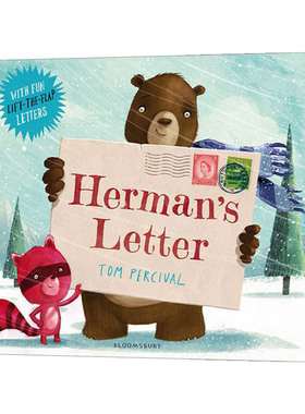小熊赫尔曼的信 Herman's Letter 英文原版儿童绘本 进口英语书籍