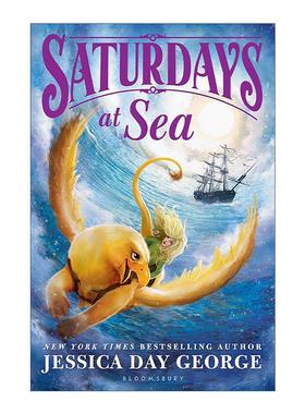 英文原版 Saturdays at Sea 海边的周六时光 Jessica Day George魔法城堡系列5 儿童奇幻小说 英文版 进口英语原版书籍
