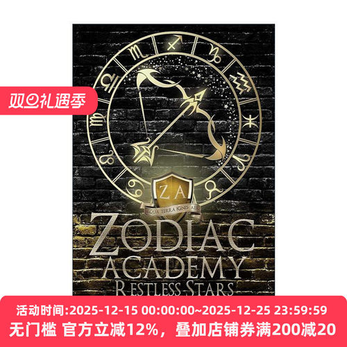 英文原版 Restless Stars 十二宫学院系列 躁动的群星 射手 黑色奇幻浪漫小说 英文版 进口英语原版书籍