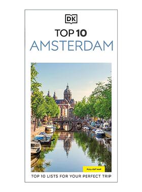 英文原版 DK Top 10 Amsterdam DK十大精选口袋旅行指南 阿姆斯特丹 英文版 进口英语原版书籍
