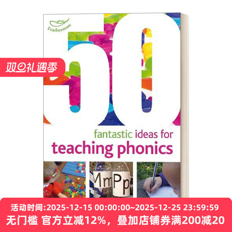 英文原版 50 Fantastic ideas for teaching phonics  50个教自然拼读的奇思妙想 英文版 进口英语原版书籍
