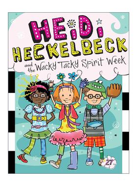 英文原版 Heidi Heckelbeck and the Wacky Tacky Spirit Week 小女巫海蒂27 英文版 进口英语原版书籍