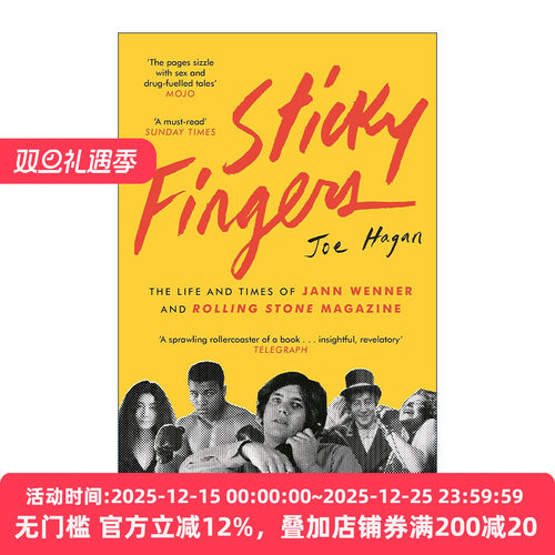 英文原版 Sticky Fingers 粘手指 詹恩·温纳和滚石杂志的故事 英文版 进口英语原版书籍