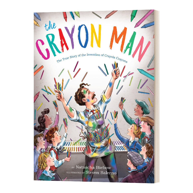 The Crayon Man 蜡笔人 精装 英文原版儿童故事图画书 进口英语绘本书籍
