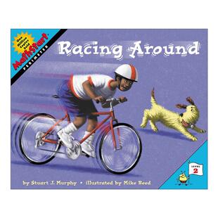 英文原版 Mathstart Level 2 Racing Around 数学启蒙绘本2级 英文版 进口英语原版书籍