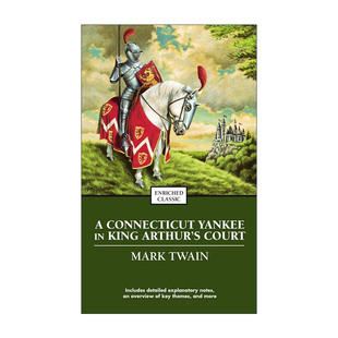 吐温 Connecticut King 英文原版 马克 英文版 美国人 Yankee 亚瑟王朝里 Court 书籍 进口英语原版 Arthur