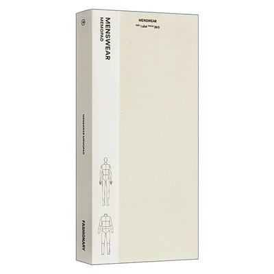 英文原版 Fashionary Menswear Memopad 男装记事本 英文版 进口英语原版书籍