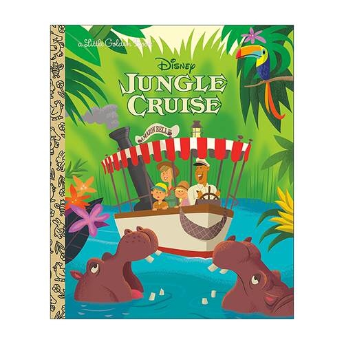 英文原版 Jungle Cruise Disney Classic Little Golden Book 丛林奇航 迪士尼经典 兰登书屋精装小金书 英文版 进口英语原版书籍