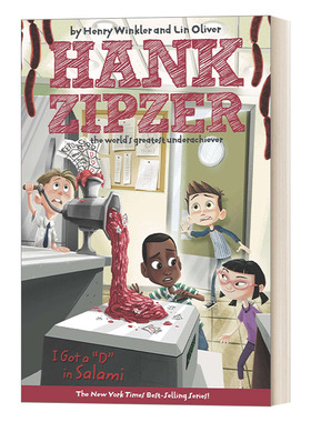 Hank Zipzer 02 I Got a D in Salami 汉克历险记2 我在香肠上得了个D 英文原版儿童小说 进口英语书籍