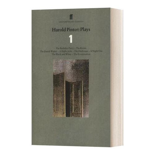 Harold Pinter Plays 1 哈罗德·品特戏剧集1 生日聚会 地下室和死水 热屋 英文原版文学读物 进口英语书籍