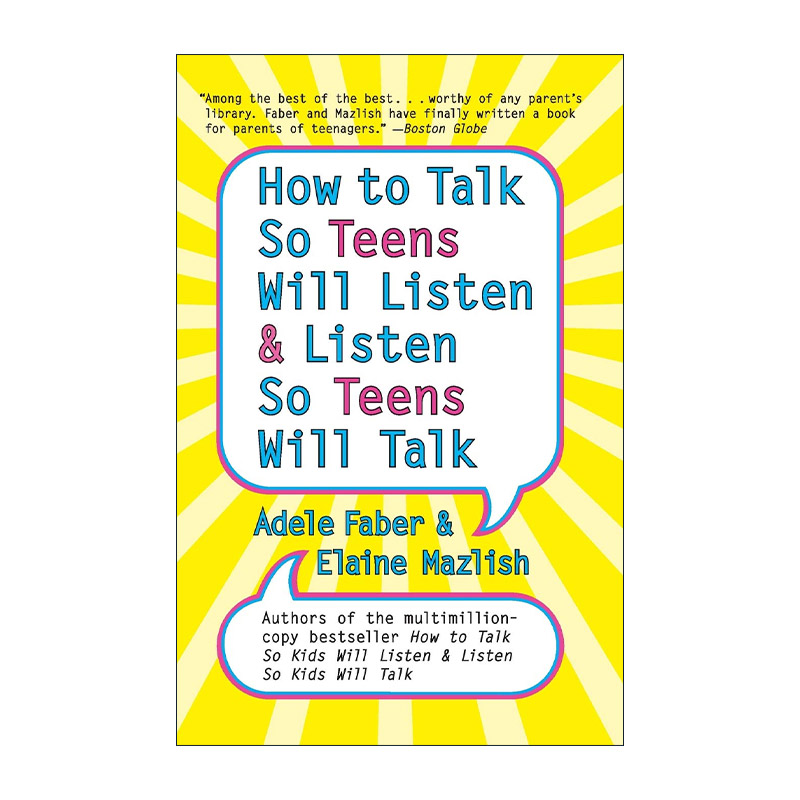 英文原版 How to Talk so Teens Will Listen and Listen so Teens Will Talk 如何说孩子才会听 怎么听孩子才肯说 进口英语书籍
