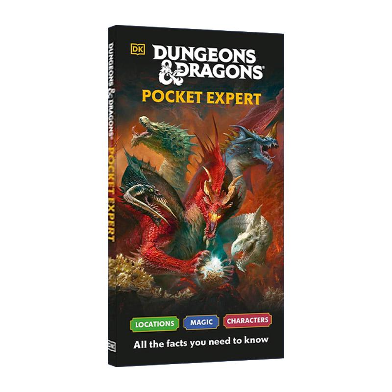 英文原版 Dungeons & Dragons Pocket Expert 地下城与龙口袋专家 儿童科普百科读物 英文版 进口英语原版书籍