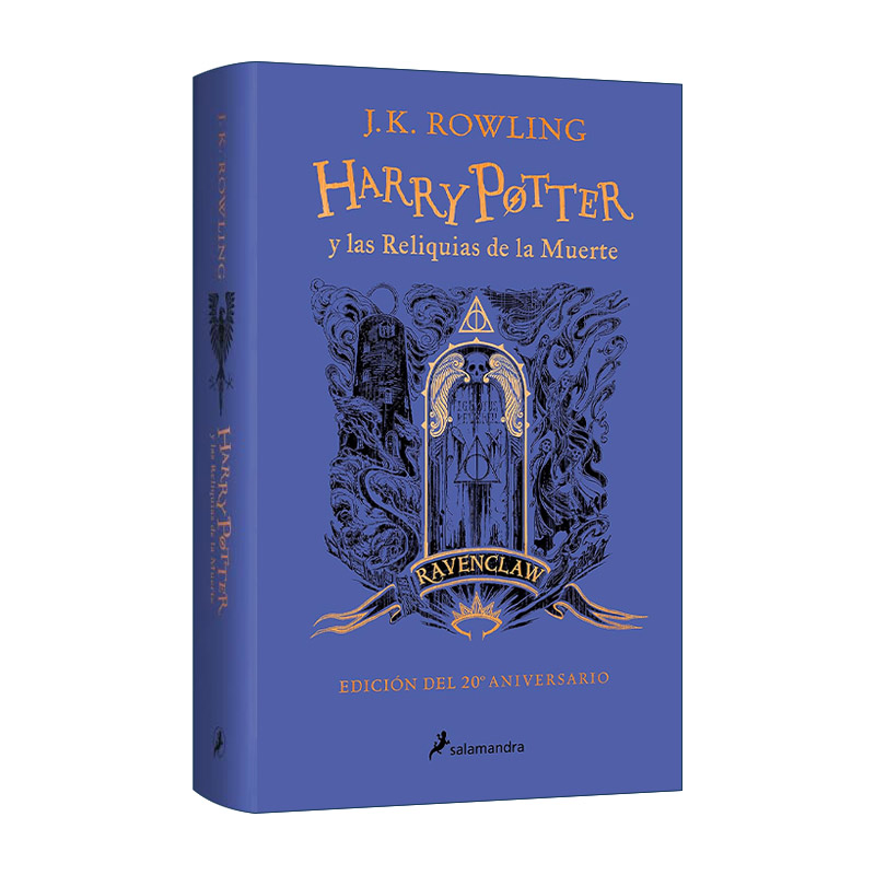 西班牙语原版 Harry Potter y las reliquias de la muerte 20 Aniv. Ravenclaw 哈利波特与死亡圣器 拉文克劳版 进口原版书籍