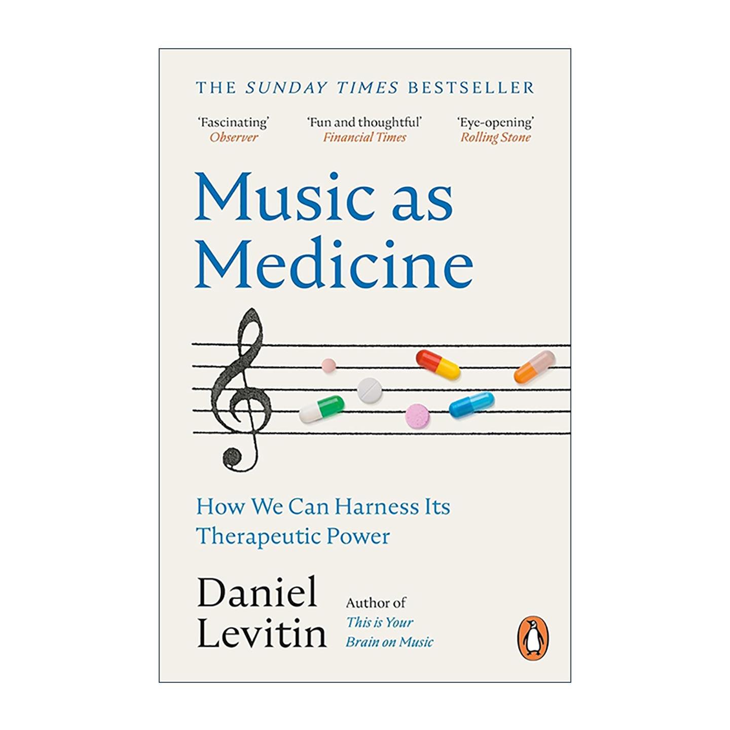 英文原版 Music as Medicine 音乐作为处方 音乐辅助治疗 丹尼尔·列维汀新作 英文版 进口英语原版书籍