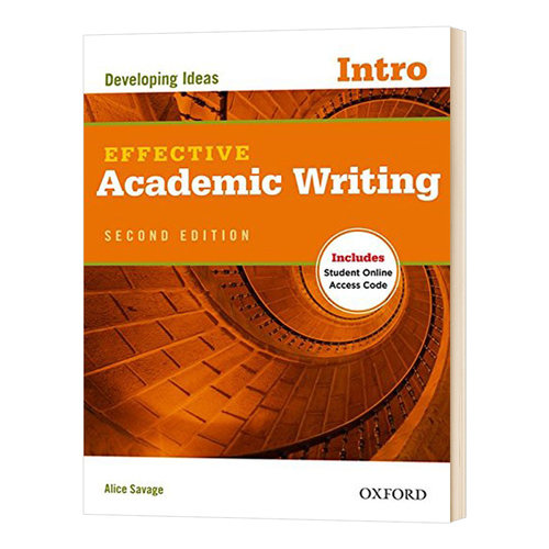 牛津学术英语写作教材 Effective Academic Writing Introductory Student Book 英文原版大学教辅 进口原版英语书籍 OUP Oxford