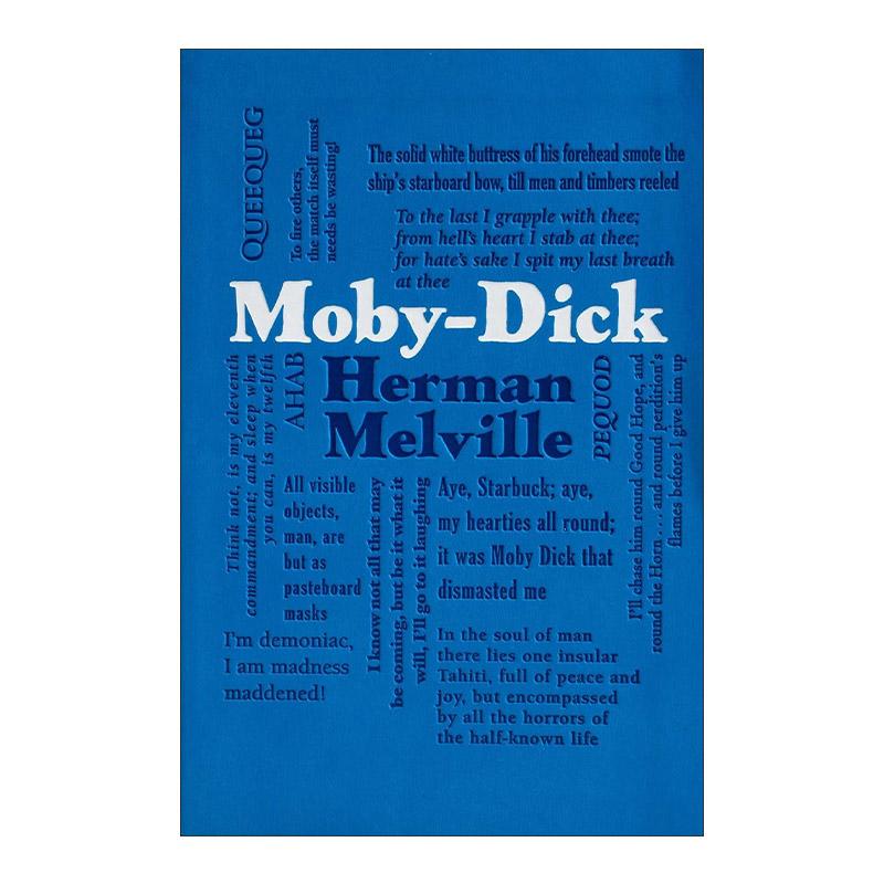 英文原版 Moby-Dick 白鲸 第2版 软精装皮质封面词云经典 Word Cloud Classics 英文版 进口英语原版书籍图片