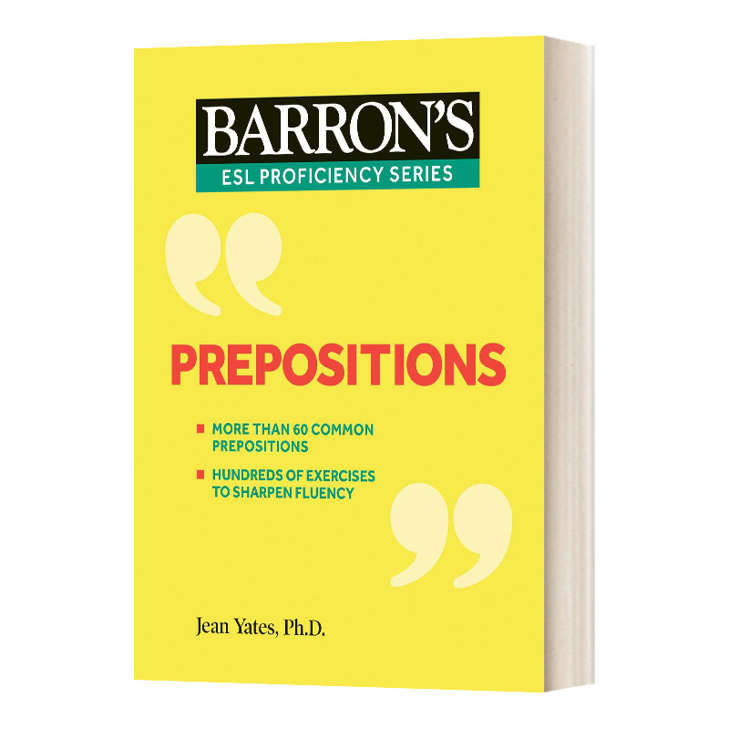 巴朗英语介词手册 Barron's Prepositions 英文原版考试用书 进口英语书籍