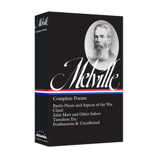 精装 Complete 梅尔维尔 赫尔曼 进口英语书籍 Melville Herman Poems 文学读物 英文原版 美国图书馆 诗歌全集