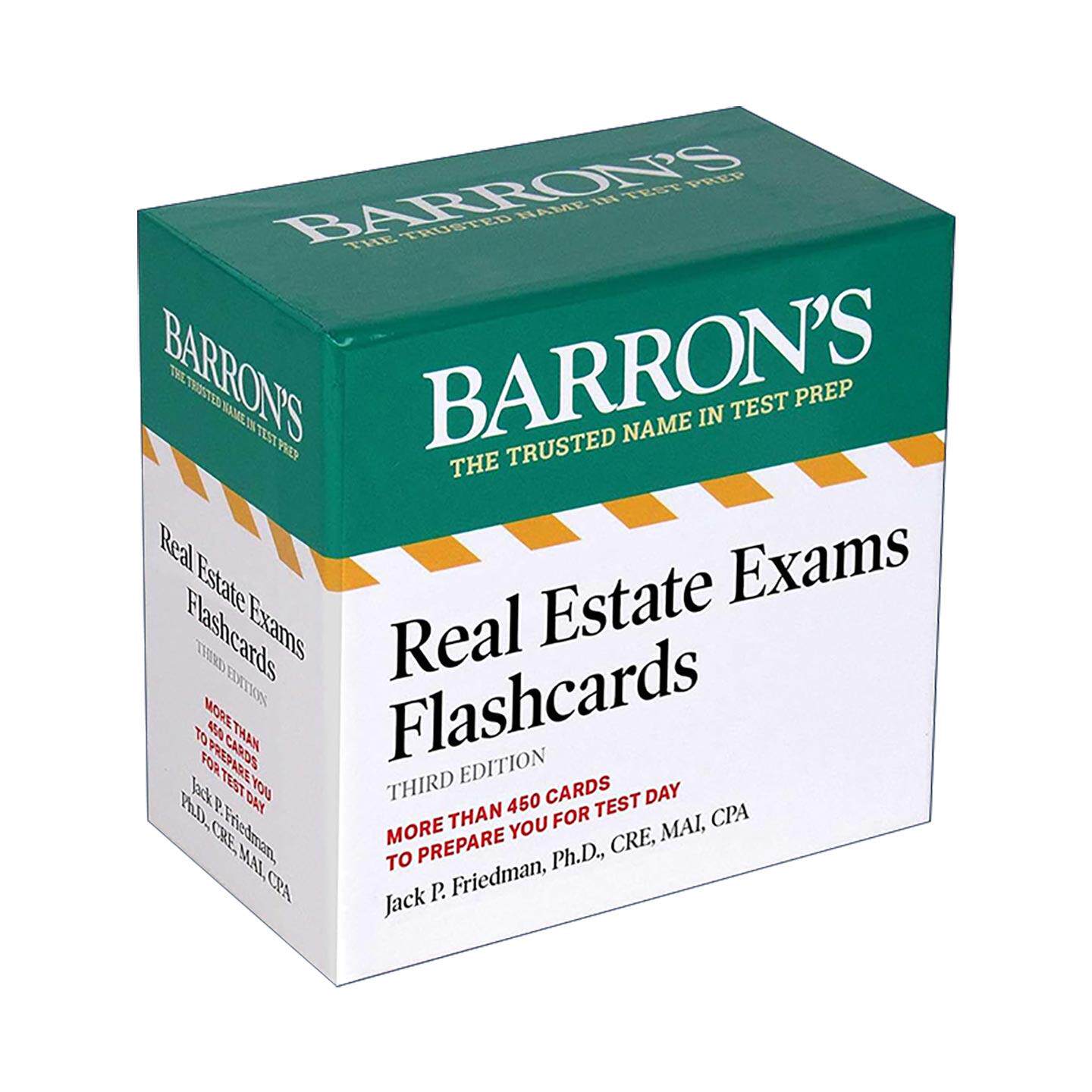 英文原版 Real Estate Exams Flashcards 巴朗房地产考试闪卡 第3版 英文版 进口英语原版书籍
