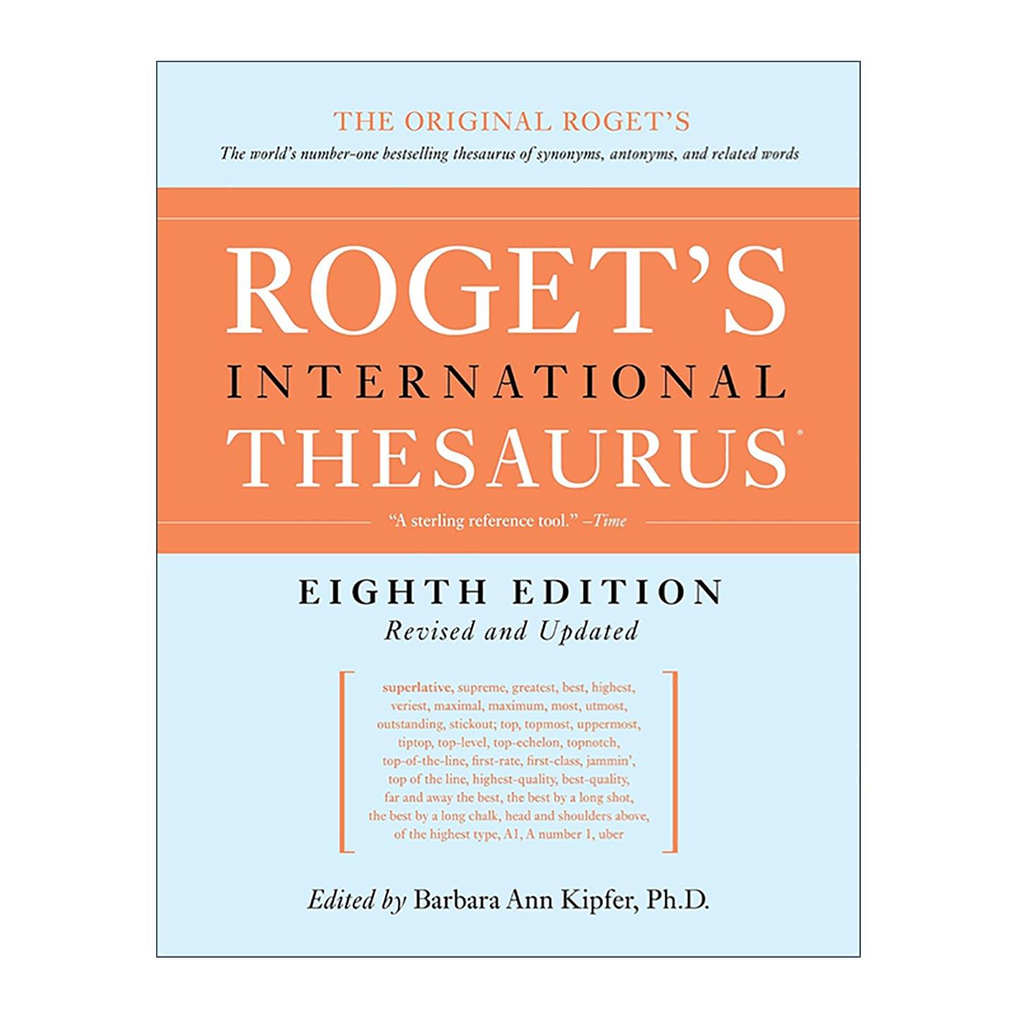 英文原版 Roget's International Thesaurus 罗热英语同义词词典 第8版 精装 英文版 进口英语原版书籍