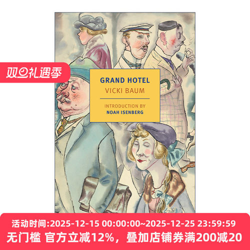 英文原版 Grand Hotel New York Review Books Classics 大饭店 同名奥斯卡得奖电影原著 Vicki Baum 英文版 进口英语原版书籍
