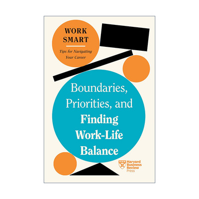 英文原版 Boundaries  Priorities  and Finding Work-Life Balance 界限 优先事项 找到工作和生活的平衡 进口英语原版书籍
