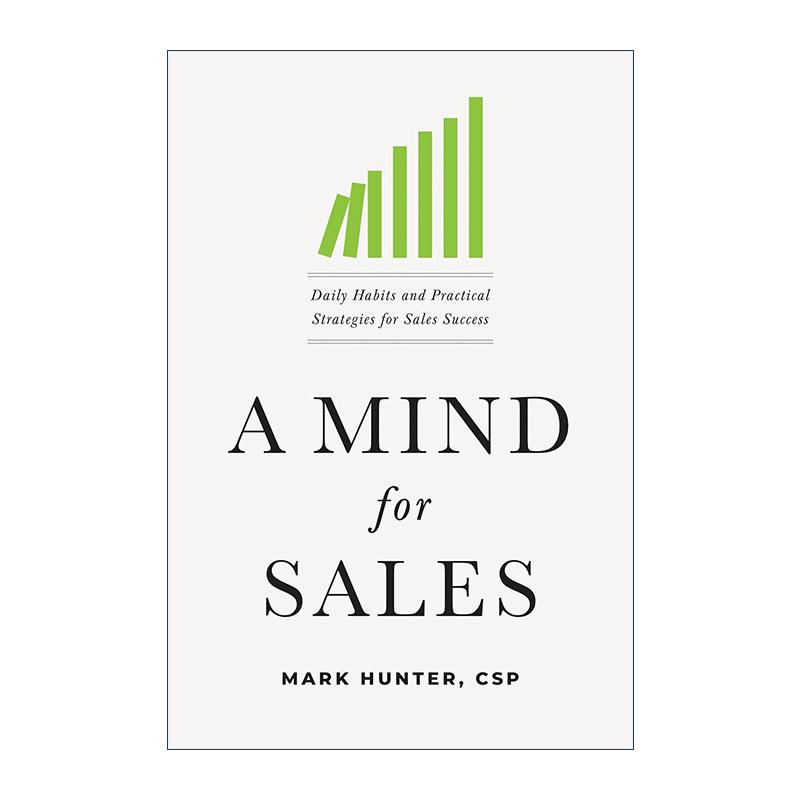 英文原版 A Mind for Sales 销售思维 成就销售成功的日常习惯与实用策略 英文版 进口英语原版书籍
