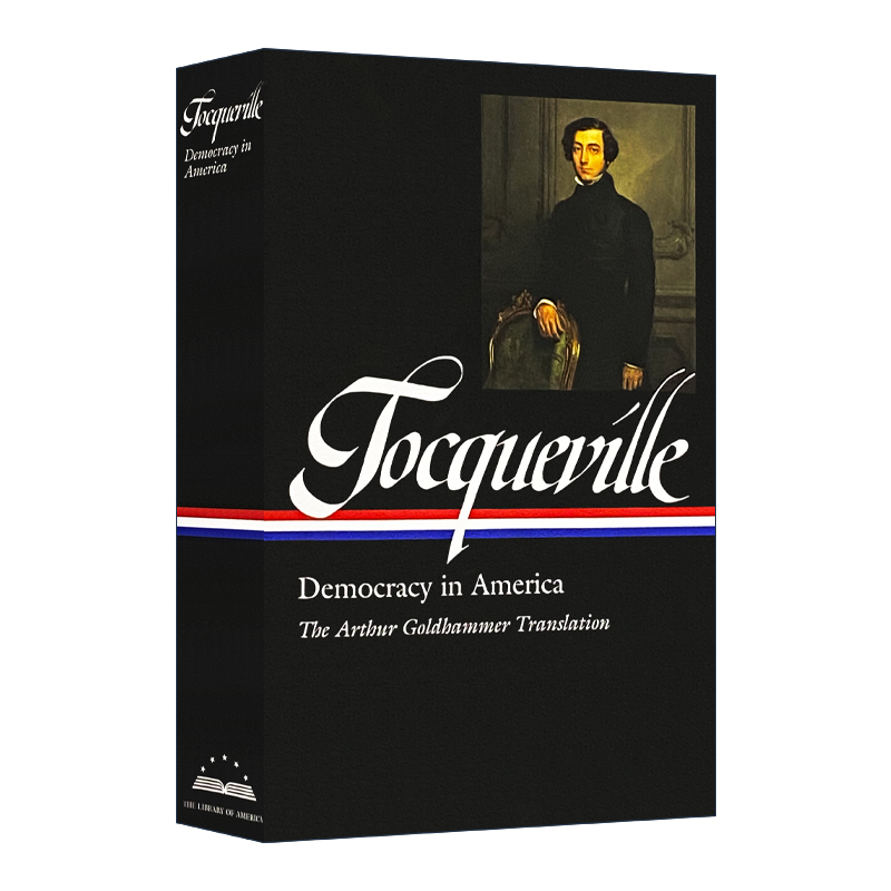 托克维尔 美国的民主 精装 Alexis de Tocqueville Democracy in America LOA #147 英文原版历史读物 进口英语书籍