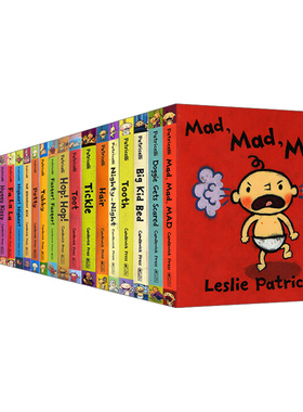 Leslie Patricelli 一根毛脏小孩系列23册 No No Yes Yes Yummy Yucky Potty绘本 英文原版儿童英语启蒙纸板书 进口书籍