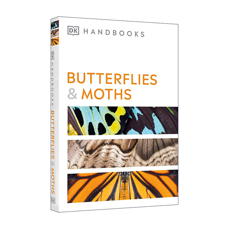 英文原版 Handbooks Butterflies and Moths 蝴蝶和飞蛾 DK自然百科指南 英文版 进口英语原版书籍