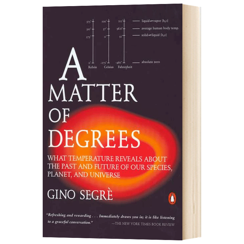 迷人的温度 A Matter of Degrees  温度计里的人类 地球和宇宙史 英文原版科学科普读物 进口英语书籍